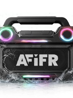 Portable Waterproof Bluetooth Speaker 160 W Metal Base 24-hour Battery Life